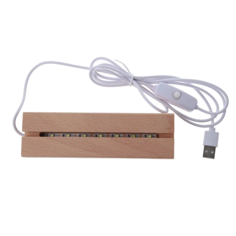 Rectangle Led Lights Display Base Wooden Lighted Base Stand Lasers rectangle-led-lights-display-base-wooden-lighted-base-stand-lasers