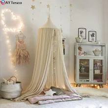 Игрушки Pop Jouer Maison Tentes pour Enfants Rideau de Lit À Baldaquin Bébé Tente Suspendue Berceau Enfants Chambre Décor Rond Hung Dome Moustiquaire