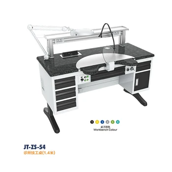

1.4m Dental workstation table for Dental Lab / Dental Workbench with cabinet