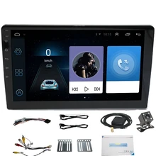 10,1 дюймов Android 8,1 Универсальный Автомобильный плеер 2 Din 1G ram+ 16G rom двойной Din автомобиль MP5 воспроизведение радио gps навигация wifi Bluetooth сзади
