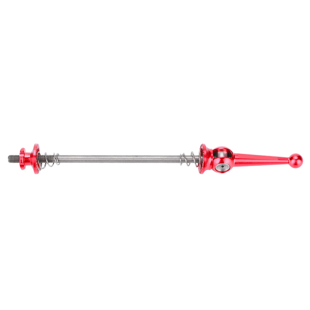 red-74mm Ультра-светильник 48 г/пара титановые Ti Axis шампуры QR MTB дорожный велосипед быстросъемный передний 100 задний 130/135 мм Ступица колеса шампуры - Цвет: red-74mm