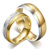 Modyle-anillos de boda de acero inoxidable con zirconia cúbica, anillos para parejas, Color dorado, regalo de aniversario, 2022 ► Foto 3/6
