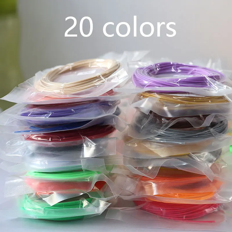 3D Pen Filament PLA / ABS 1.75mm,Bright Color Does Not Repeat, Environmental Safety Plastic Christmas Present