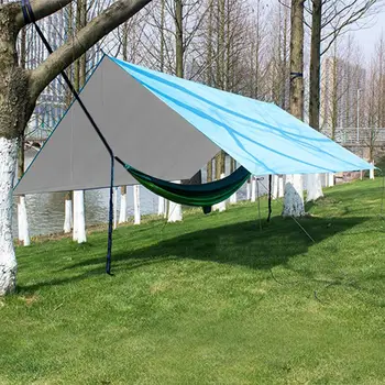 

3color Portable Durable Sturdy Tent Cloth Shade Canopy Picnic Mat Awning Outdoors Multifunction Travel