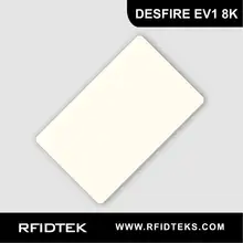 RFID ISO, ПВХ-карта, MIFARE DESFIRE EV1 8K карта