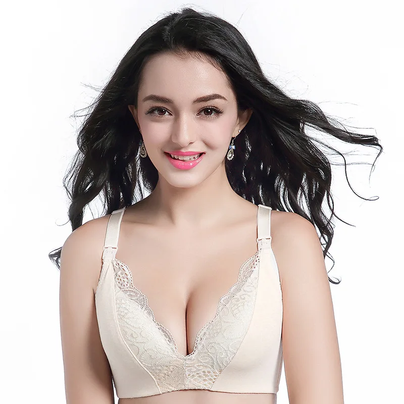 Nursing Bra for Breastfeeding Wireless Maternity Bras Pregnant Women's Pure Comfort Plus Size Seamless