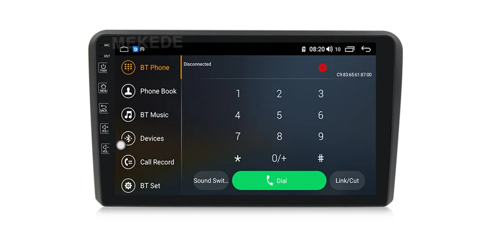 MEKEDE 9853 4G LTE 9 дюймов 8 ядерный android 10,0 Автомобильный gps навигационный мультимедийный плеер для Audi A3 S3 2011-2013 wifi bluetooth FM