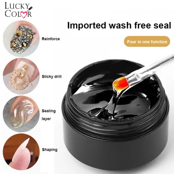 

Nail Polish Sealant Multi-function Adhesive Drill Plastic Shape Extension Reinforcement Four-in-one Functional UV Nail Glue