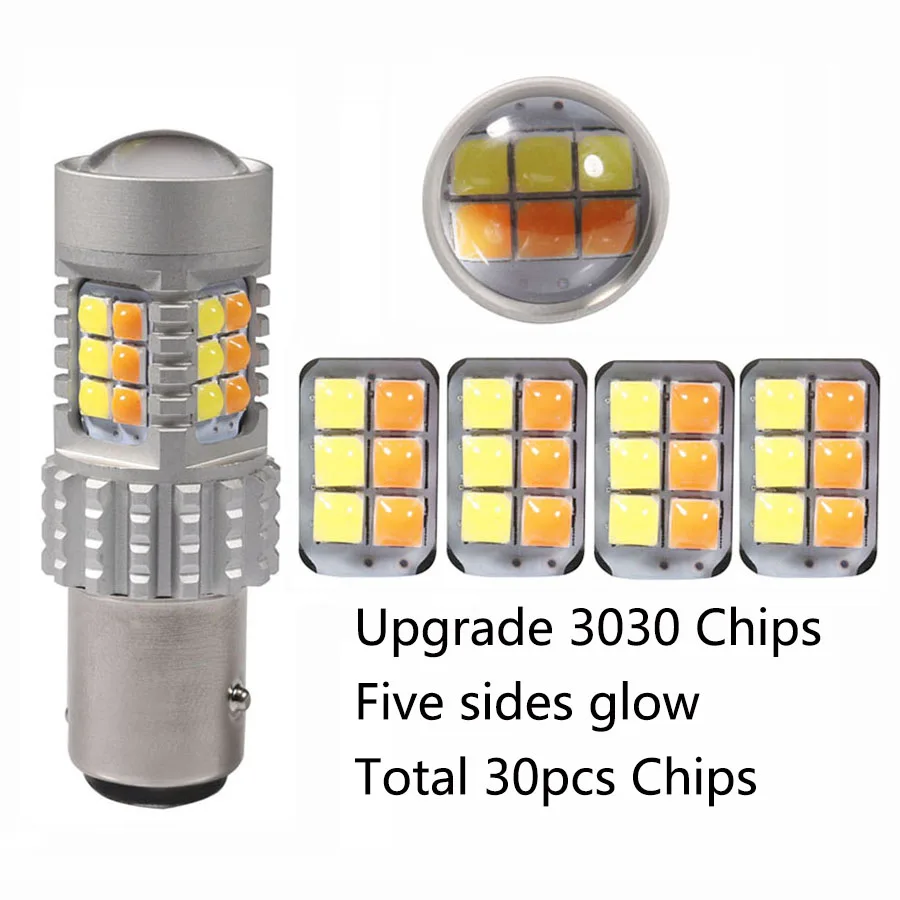 NHAUTP   ÷ LED ,  õ, ڵ , T20 W21/5W T25 P27/7W BAY15D P21/5W 7443 1157, 1 
