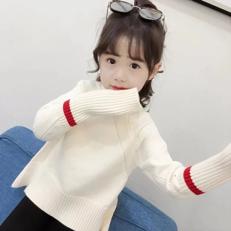 Autumn And Winter New Style Korean-style Thick Men And Women Kids' Sweater Childrenswear Sweater Base Shirt Stall
