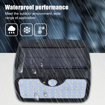 

Infrared Induction Motion Sensor Outdoor Waterproof Backyard Wall Mount LED Solar Light Home Garden High Brightness Patio Alarm