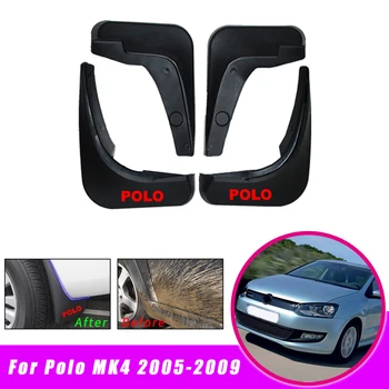 

Mudguard for VOLKSWAGEN Polo Mk4 9N3 2005-2009 Car Fender Splash Car sticker Guards Mudflaps Accessories 4PCS