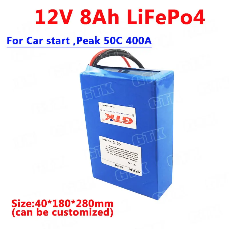 GTK Lifepo4 12v 30ah литиевая батарея XT90 вилка для электрического мотоцикла тележка