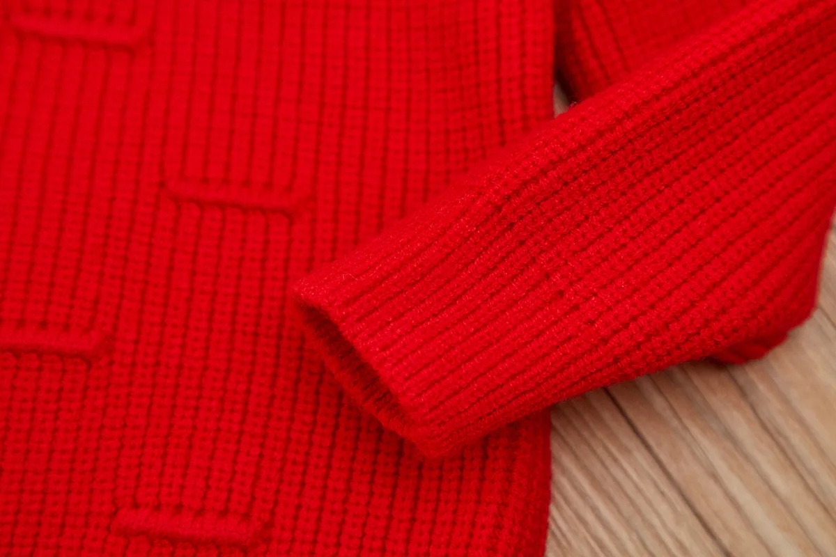 Комплект осенне-зимней детской одежды для девочек, трикотажный комплект из 2 предметов, длинный свитер с короткой юбкой, одежда для малышей