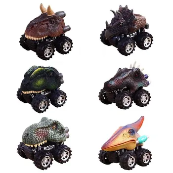

6PC Children's Day Gift Toy Dinosaur Model Mini Toy Car Back Of The Car Gift Best Gifts for kids Funtime Family Entertainment