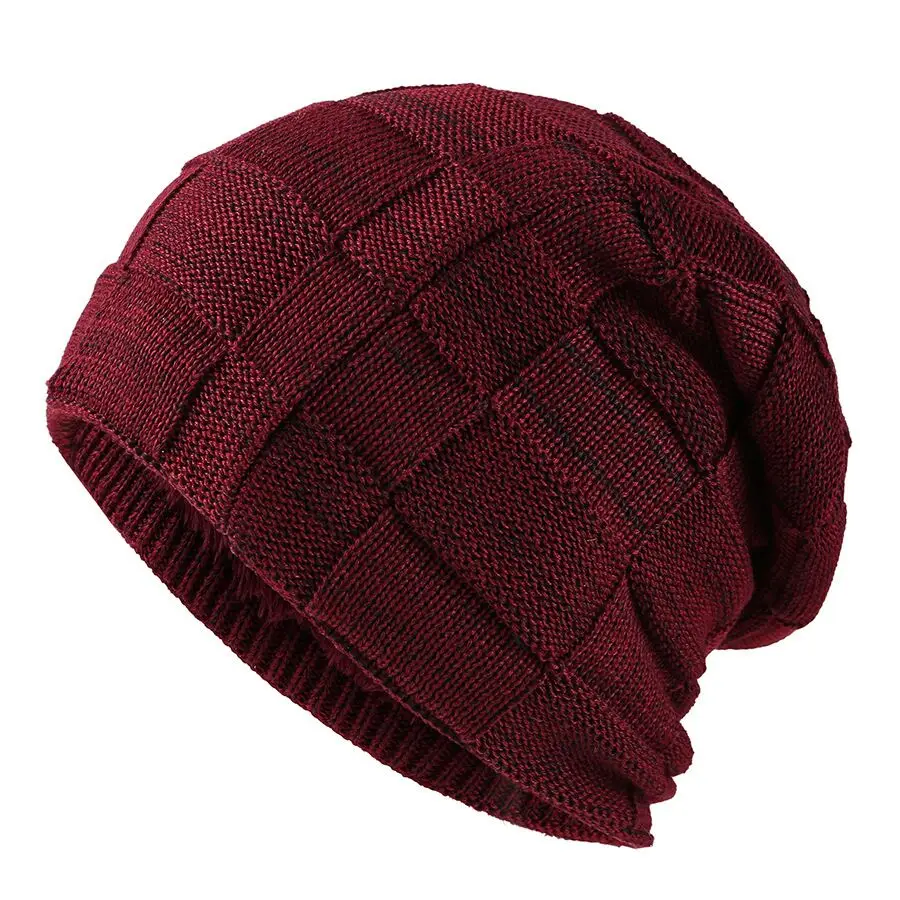 Высокое качество зимние шапки одноцветные шапки унисекс простые теплые мягкие вязаные шапки с черепом шапки для мужчин и женщин