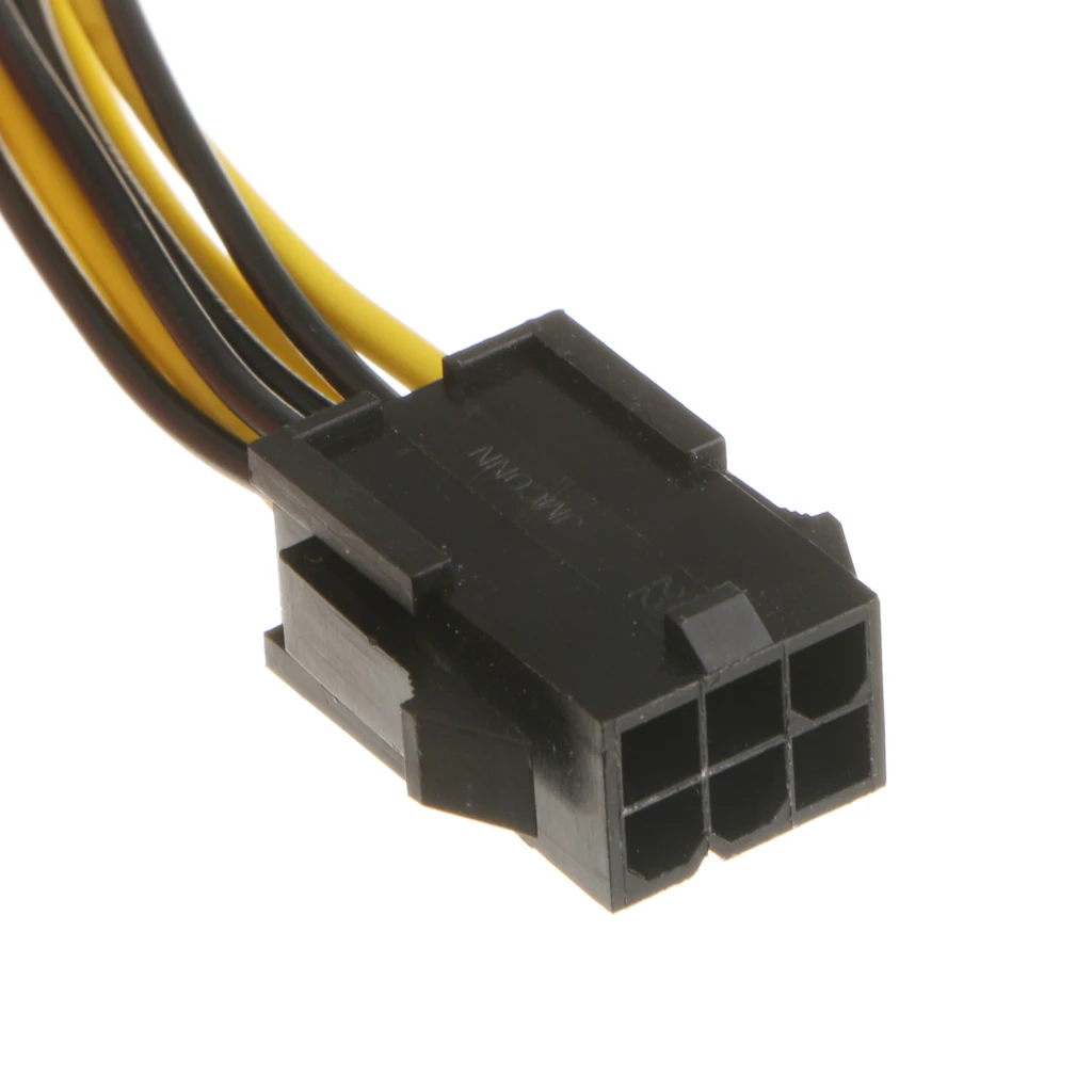 PCI Express PCIe 6 Pin to 8 Pin Graphics Card Power Adapter Cable ...
