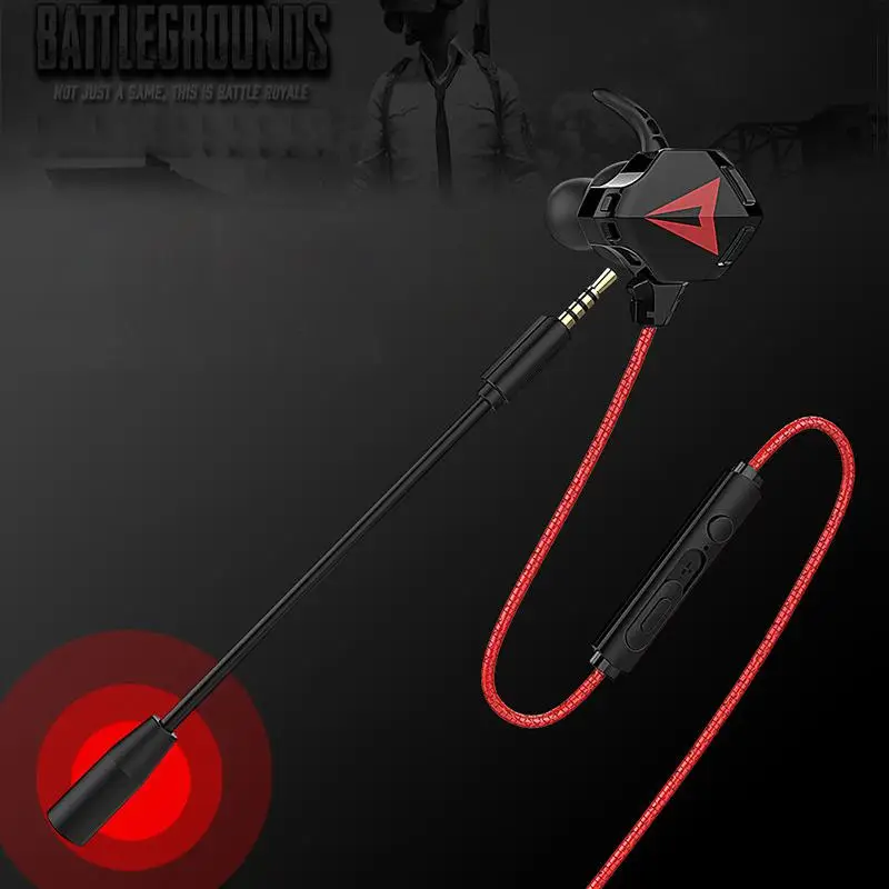  2019 For Eat Chicken Gaming Earphones Stereo PC Basswith Mic Wired Vibration Games Headphoe PUBG Ea