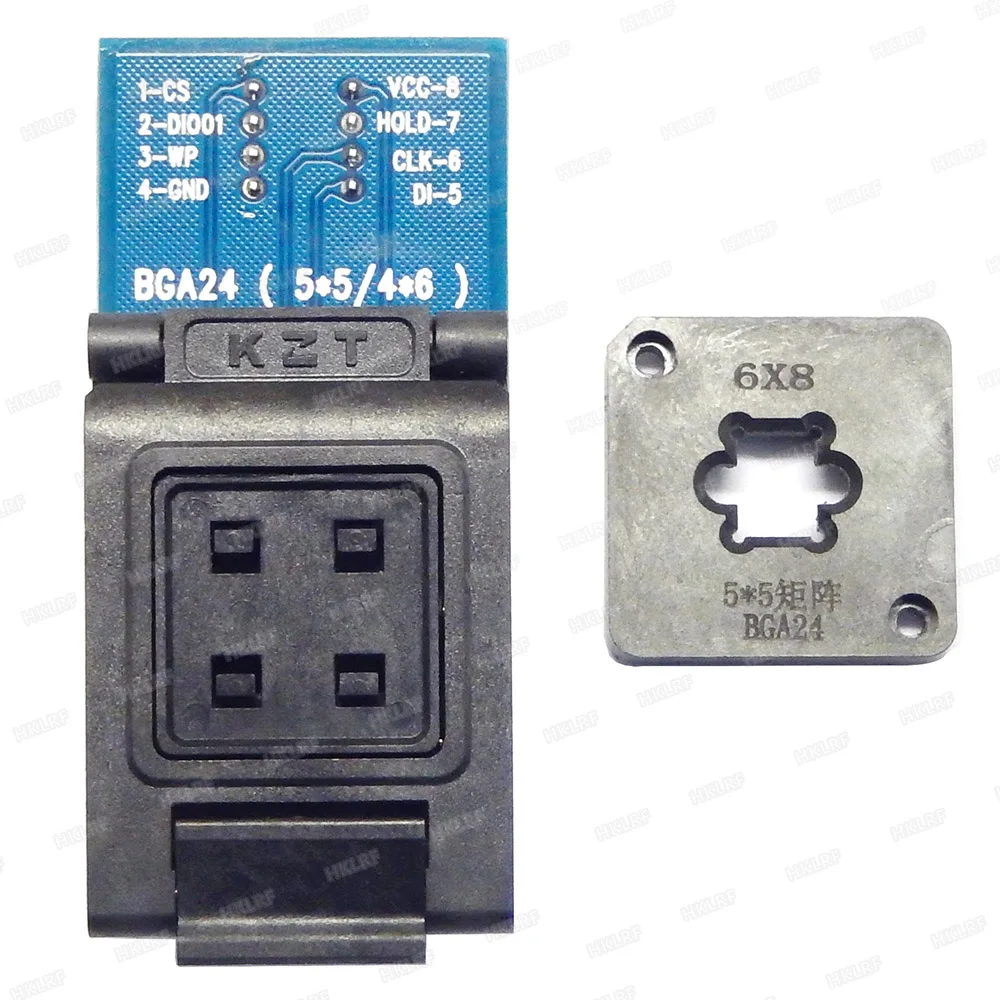 Адаптер BGA24 К DIP8 адаптер для с 6*4 мм + 5*5 рамка IC RT809H RT809F TL866A TL86II Plus|Калькуляторы| |