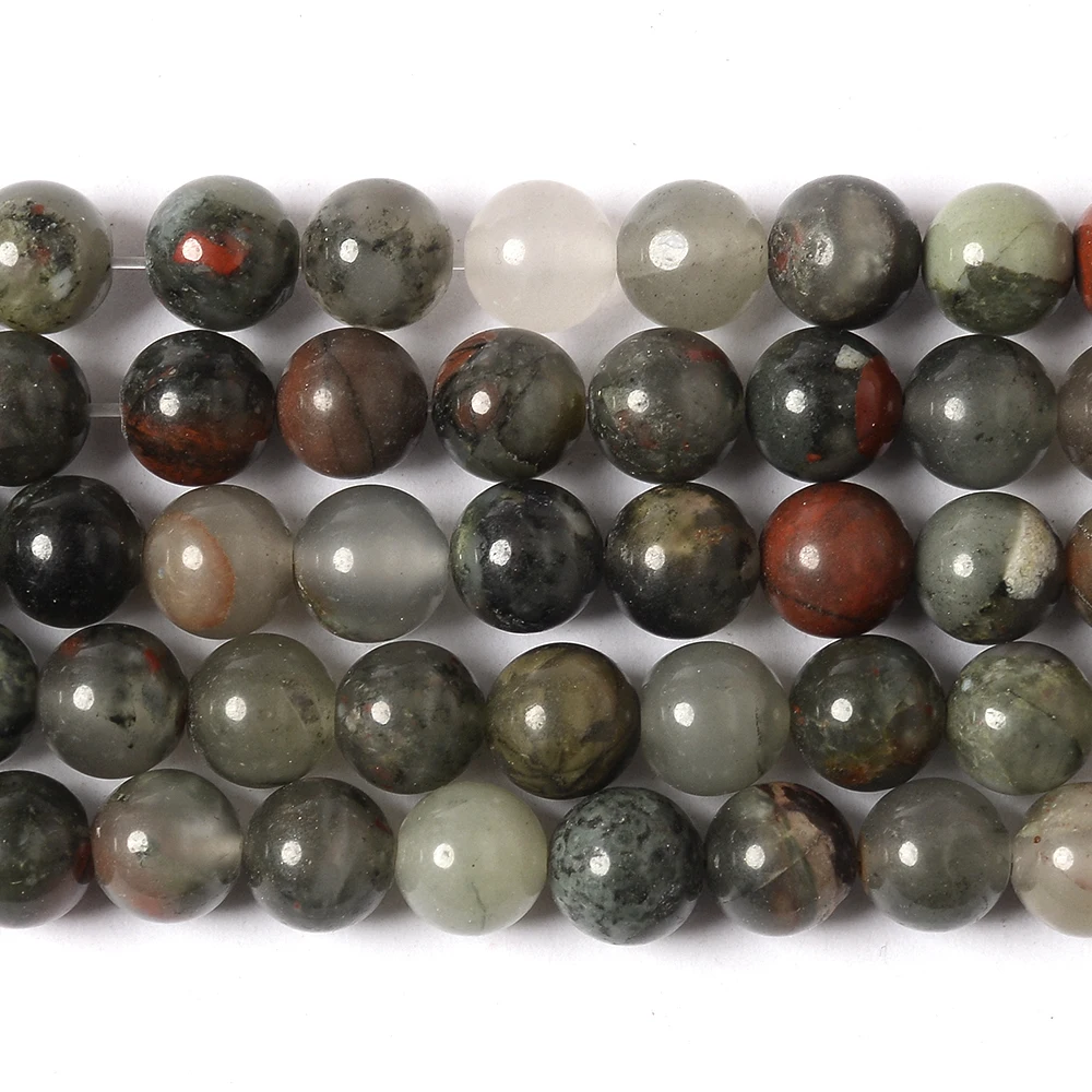 Enhanced Natural Stone Beads Collection: Aventurine, Lava, Amazonite, and Malachite Crystals for DIY Jewelry and Bracelet Crafting (4/6/8/10/12mm)