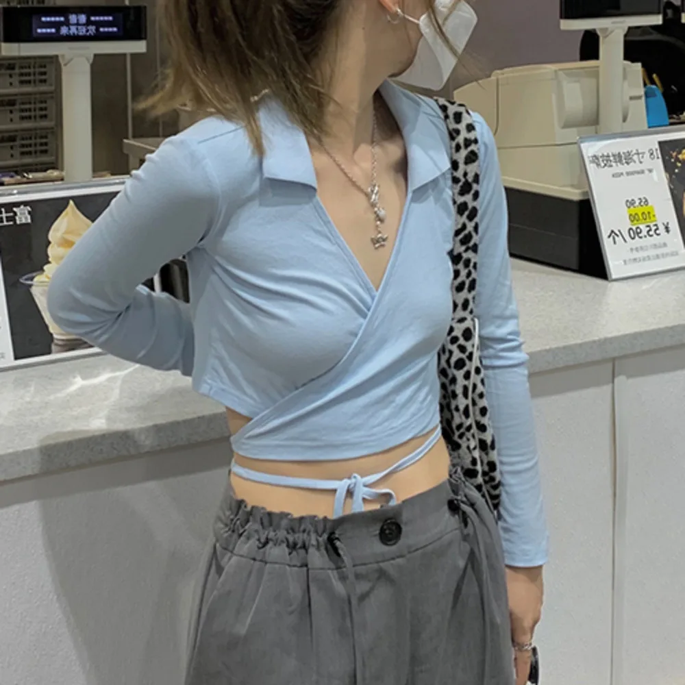 Футболка с длинным рукавом осень 2021 новинка корейский стиль чистый и милый