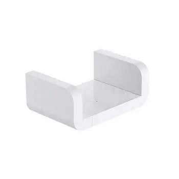 

Organizer Storage Shelf Wall Mounted Plastic Kitchen Bathroom Rack Home Container Self Adhesive Punch Free Practical Toilet