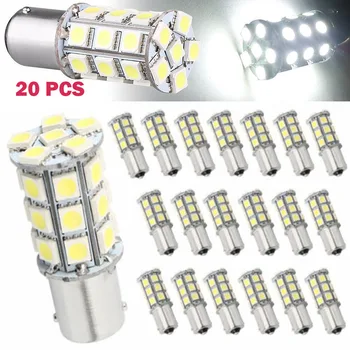 

20x 1156 27SMD WhiteLED Turn Signal Backup Reverse Light Tail Brake Light