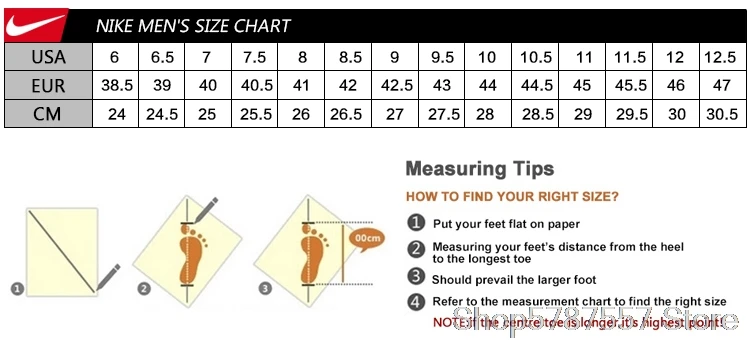 nike mens shoes size