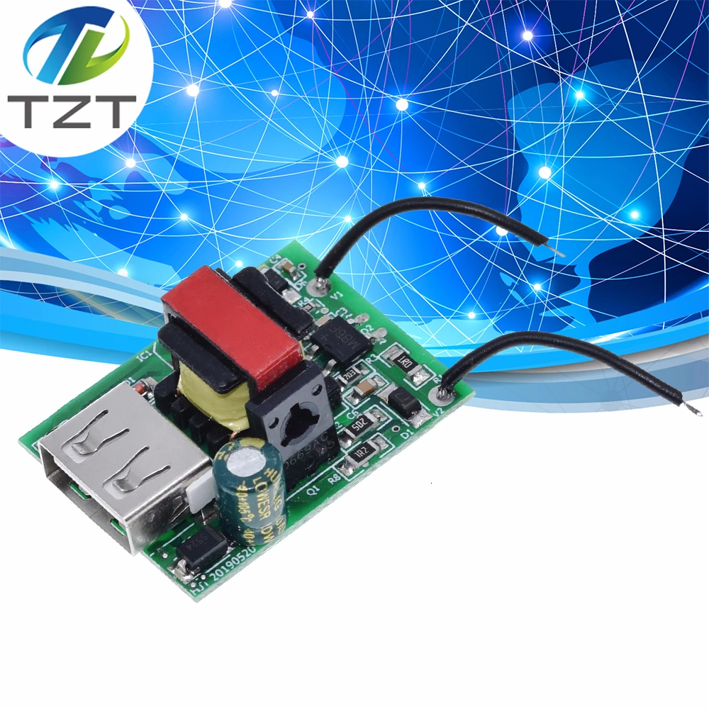 

USB DC Step Down Module Isolated Power Supply Buck Converter Stabilizer 12V 24V 36V 48V 72V to 5V 1A