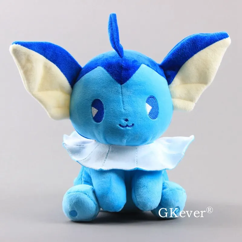 23 см аниме Eevee плюшевые игрушки куклы милые каваи голубой кролик плюшевые игрушки куклы дети ребенок Рождественский подарок на день рождения