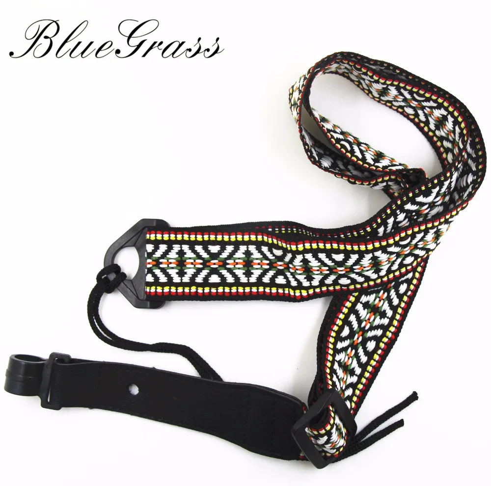 

New Adjustable Nylon Classical Clip On Ukulele Straps with Hook Double Used for Neck Sling and Hanging Shoulder