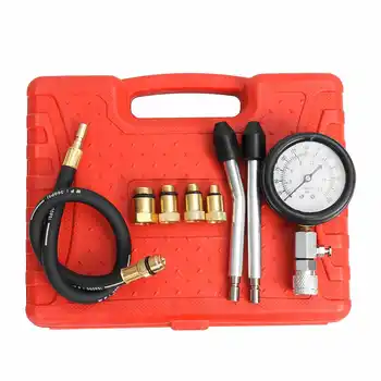 

Car Gasoline Engine Compression Tester Tool Kit Auto Petrol Gas Engine Cylinder Pressure Gauge Tester 0-300psi