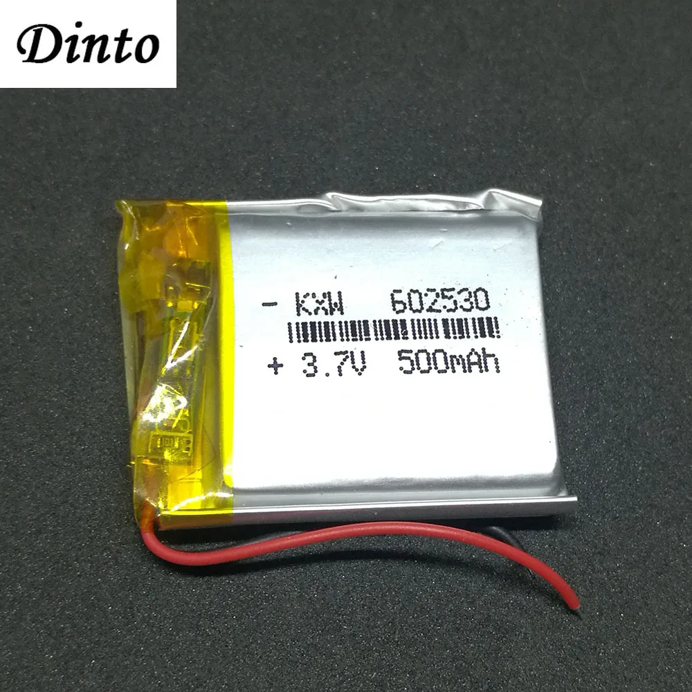 Литий полимерные аккумуляторы 602530 для MP3 MP4 GPS Bluetooth 3 7 В 500 мАч|Перезаряжаемые