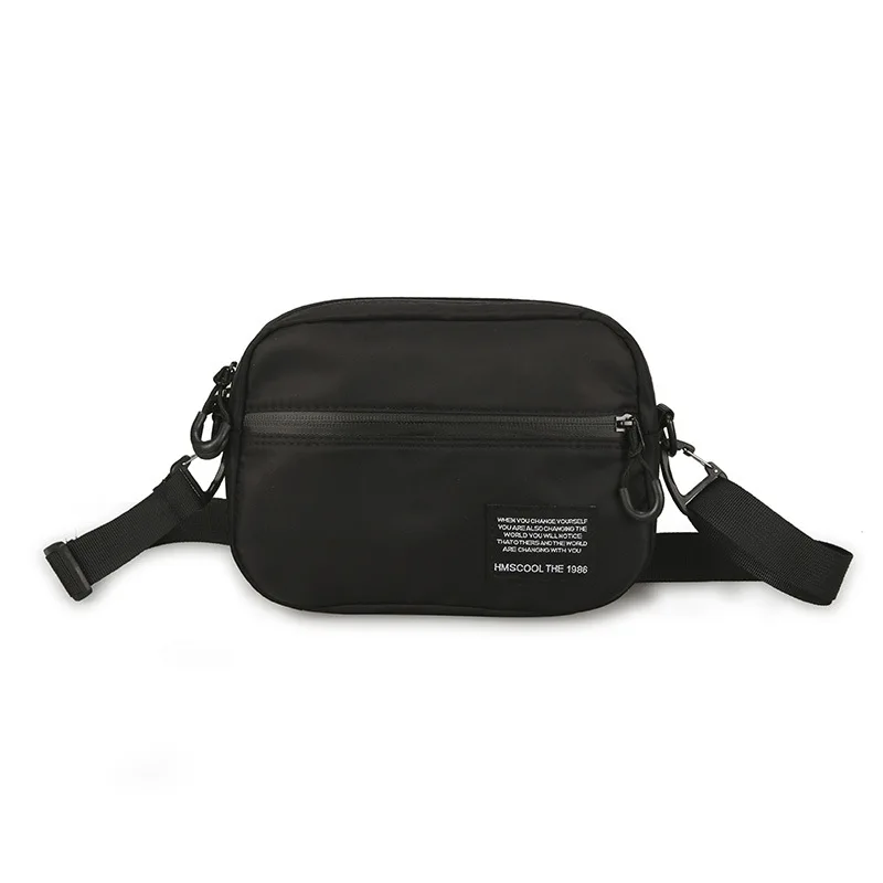 

Customizable Shoulder Bag Men And Women Nylon Lettered Phone Bag Simple Fashion Cool Lettered Shoulder Bag
