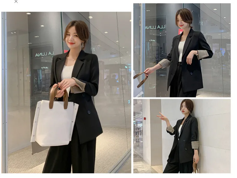 Повседневные женские блейзеры и куртки, 3 цвета, s-xxl,, для офиса, для работы, длинный стиль, весна-осень, двубортные, элегантные пиджаки