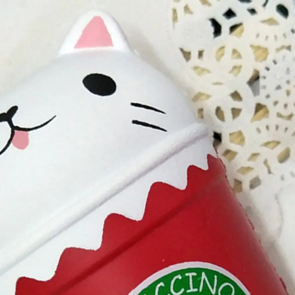 Мини-чашка для кофейного кота пу кукла медленное восстановление декомпрессионная игрушка пена расслабленная игрушка украшение мягкая игрушка торт образец модель