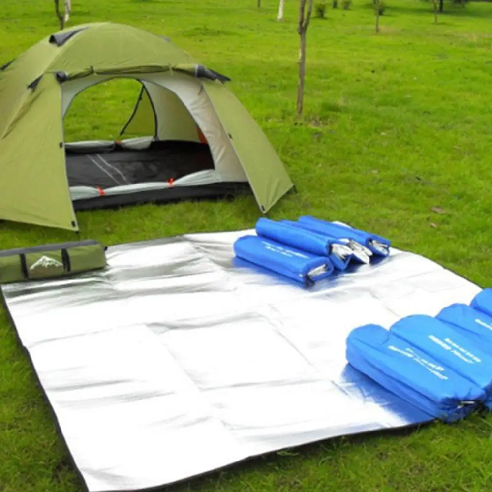 

Camping Mat Waterproof Aluminum Foil EVA Foam Tent Mat Beach Mattress fold Sleeping Blanket Ultralight Outdoor Picnic Pad
