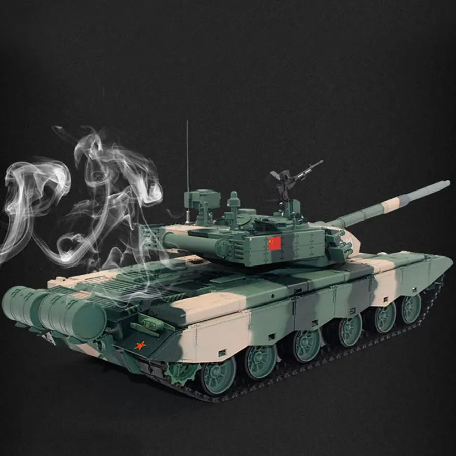 2,4G 1:16 Хэн длинные 3899A-1 радиоуправляемая модель танка с светодиодный освещения битва Walker Танк модель ZTZ99 MBT RC игрушки для детей