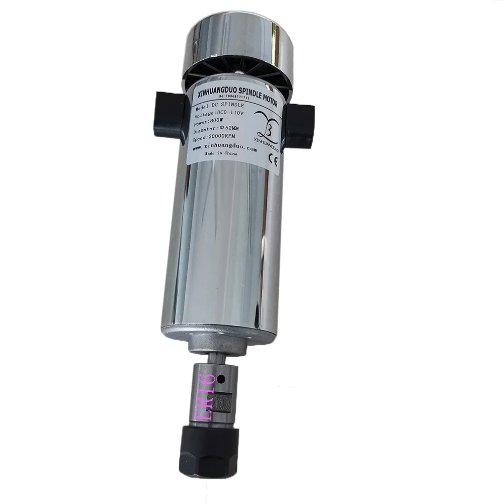 800W ER16 Spindle 800 Вт двигатель шпинделя постоянного тока 0.8KW DC 0-110 в 20000 ОБ/мин CNC резьба фрезерный воздушный холодный мотор шпинделя для гравировки - Цвет: 800W ER16 Spindle