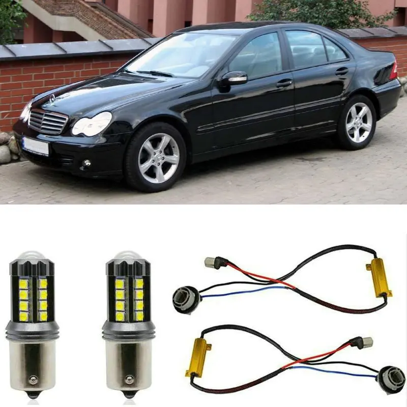 

Fog lamps for MERCEDES-BENZ C-CLASS C-Klasse W203 Stop lamp Reverse Back up bulb Front Rear Turn Signal error free 2pc