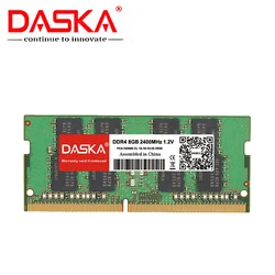 DASKA – mémoire de serveur d'ordinateur portable, modèle DDR4, capacité 4 go 8 go, fréquence d'horloge 2133/2400 MHz, Ram Sodimm 