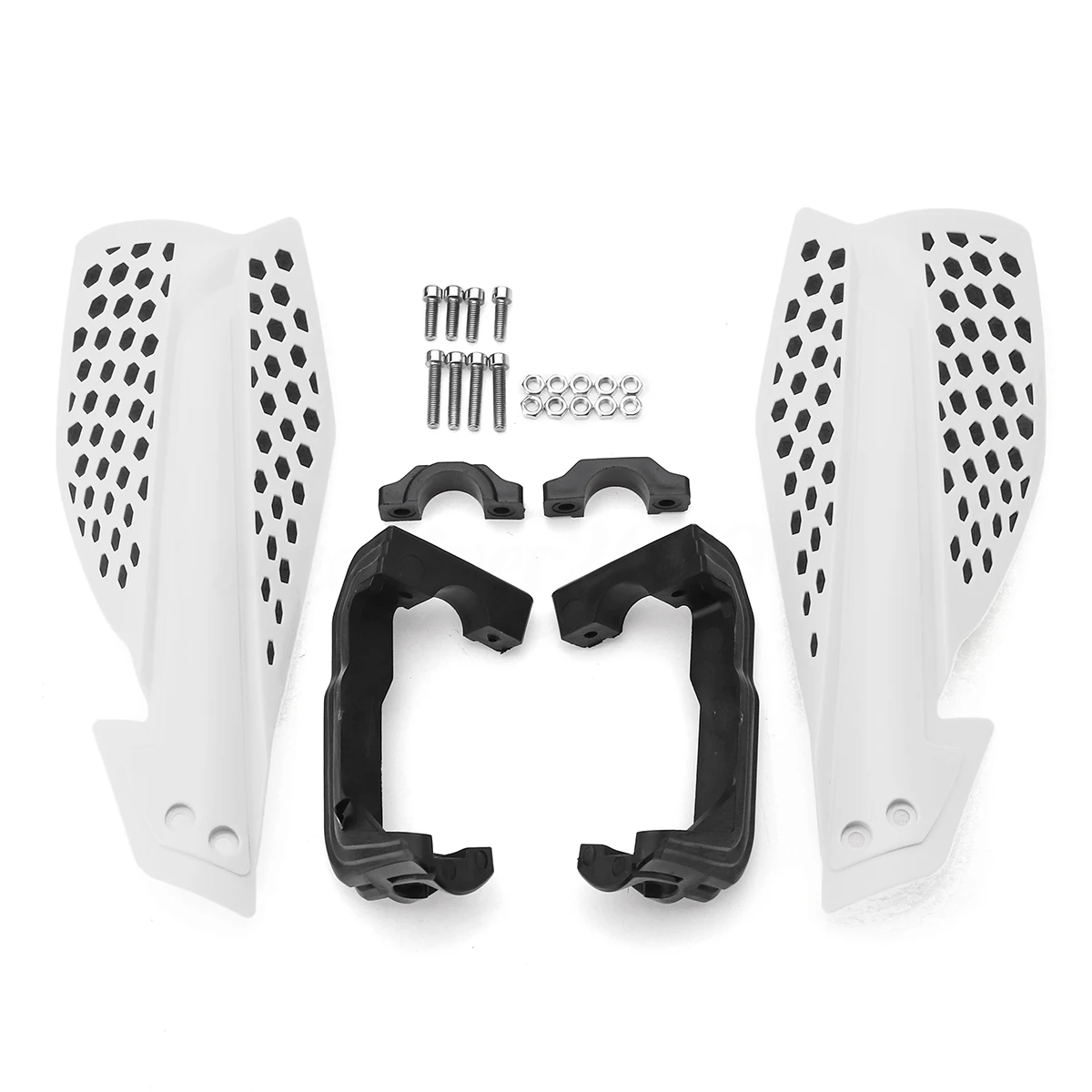 Различные цвета 248 мм X 106 мм обновленные модифицированные Handguard привлекательная защита для рук для мотоциклиста модифицированные накладки на ручки стабильные - Цвет: Слоновая кость
