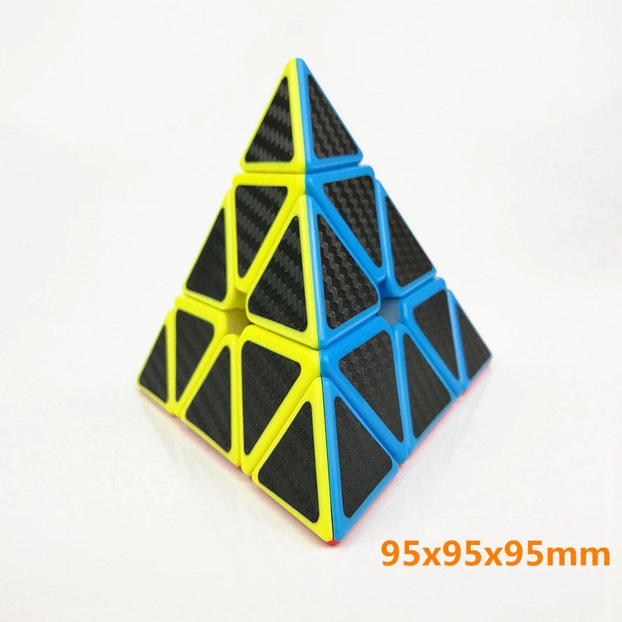 Magic Cube Carbon Fiber Sticker Puzzle Cubes Professional Speed Cubo Magico Educational Toys for Students Brain Training Cube