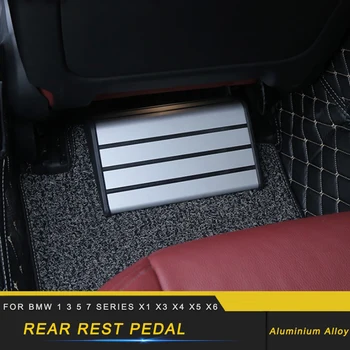 

Car Accessories Aluminum Alloy Rear Seat Rest Pedal Pad Foot Step Interior Decoration for BMW 1 3 5 7 Series X1 X3 X4 X5 X6