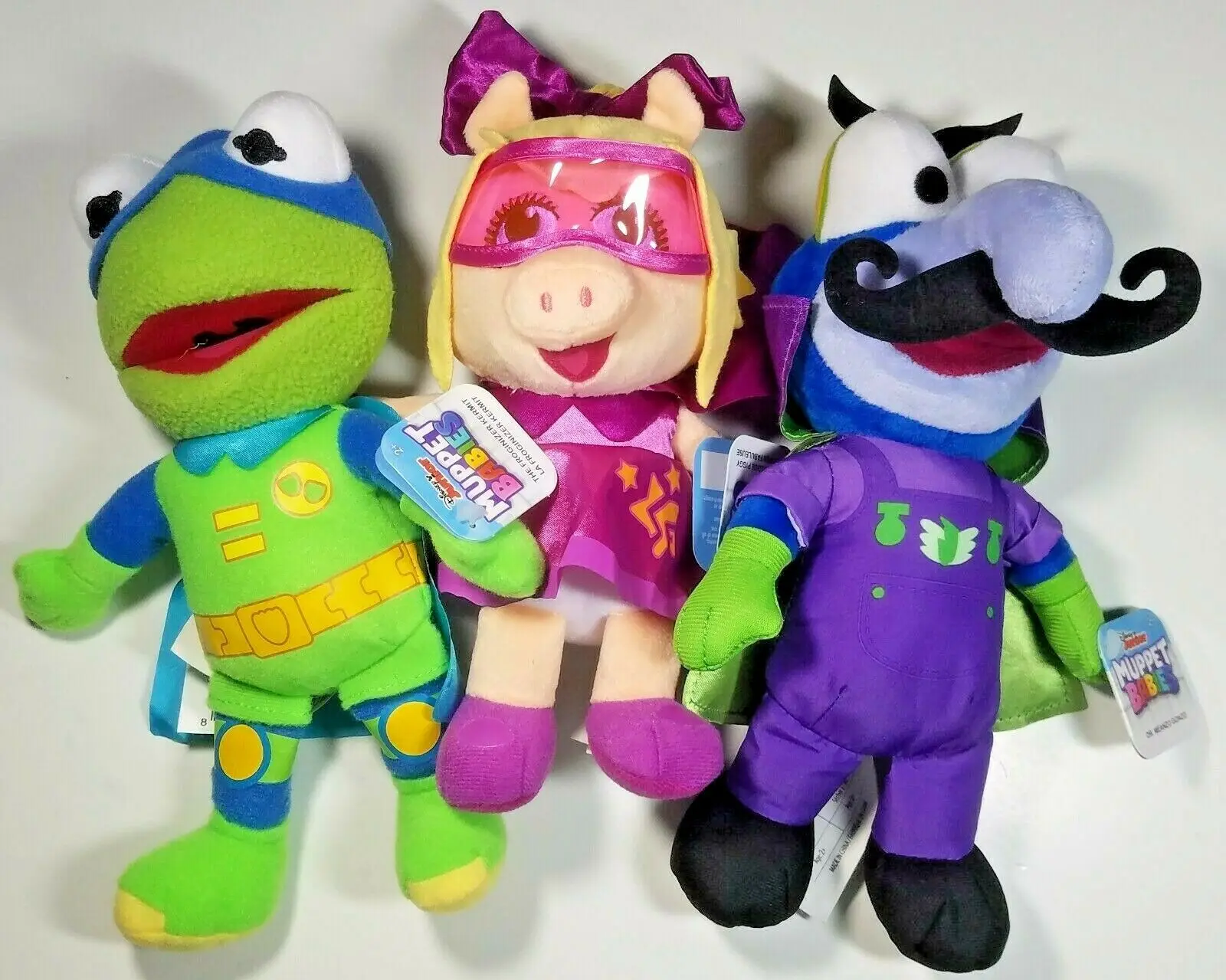 3 Muppet Babies - Super Fabulous Piggy, The Froginizer Kermit, Dr Meanzo  Gonzo