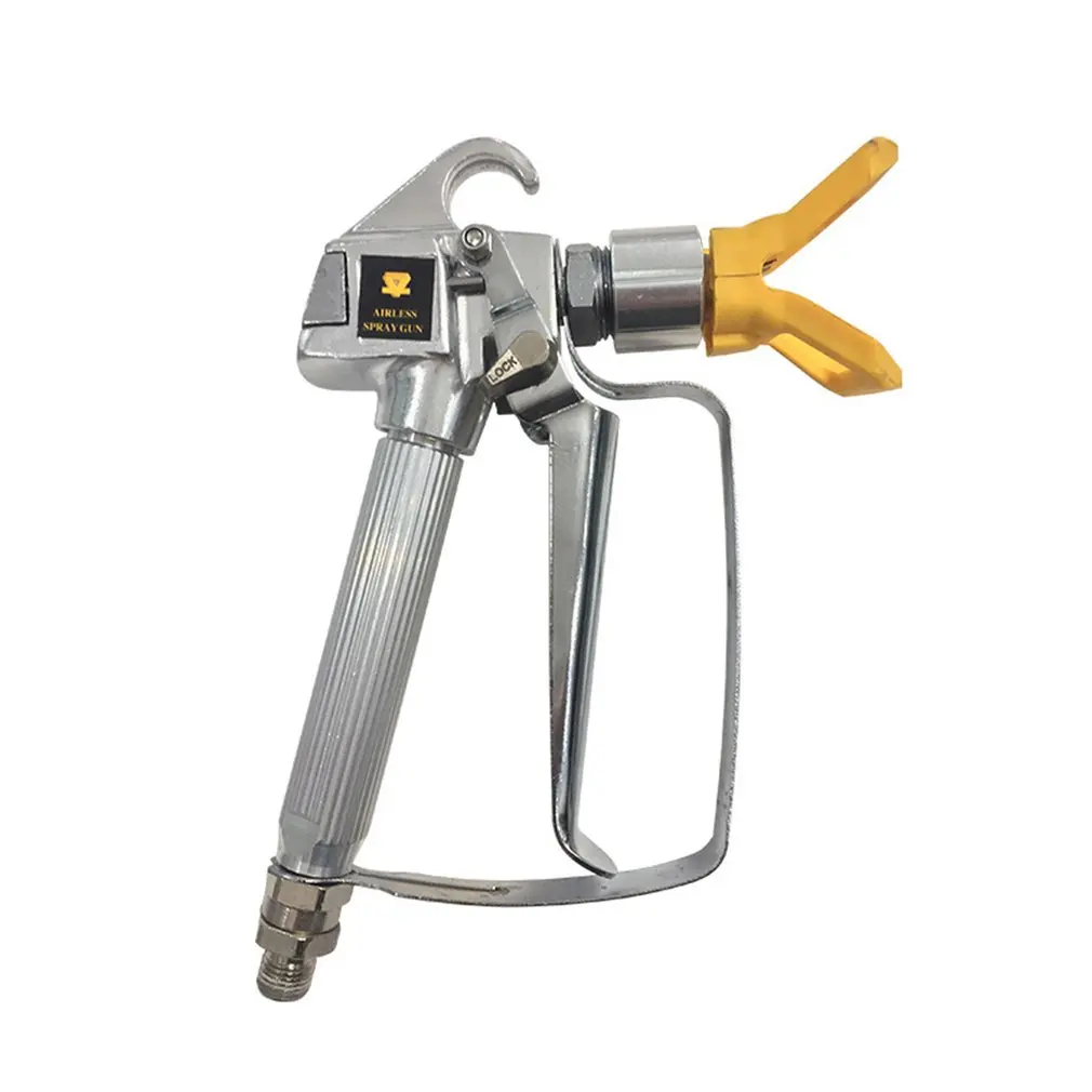 Airless Spray Gun B Съемный регулируемый Электрический пистолет-распылитель ручной латексный Краскораспылитель безвоздушный Краскораспылитель Аэрограф распылитель наконечник насадка защита - Цвет: Airless Spray Gun B