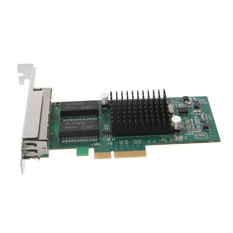 Прямая поставка Intel I350-T4-QY чип PCI-Express PCI-E четыре RJ45 гигабитные порты серверный адаптер NIC