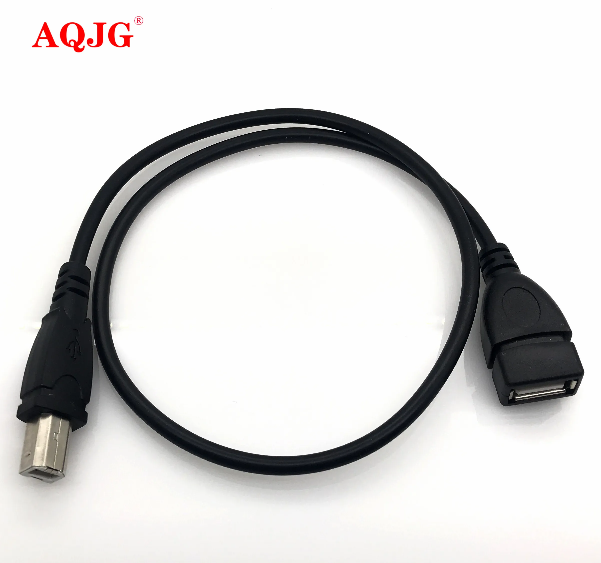 

50cm 1.5Ft USB 2.0 Type A Female to USB B Male Scanner Printer Extension Adapter Cable