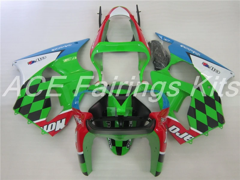 ABS полный обтекатель, пригодный для Kawasaki ZX6R 2000 2001 2002 мотоцикл Обтекатели ZX-6R 00 01 02 Ninja 636 Кузов Набор пользовательский стиль
