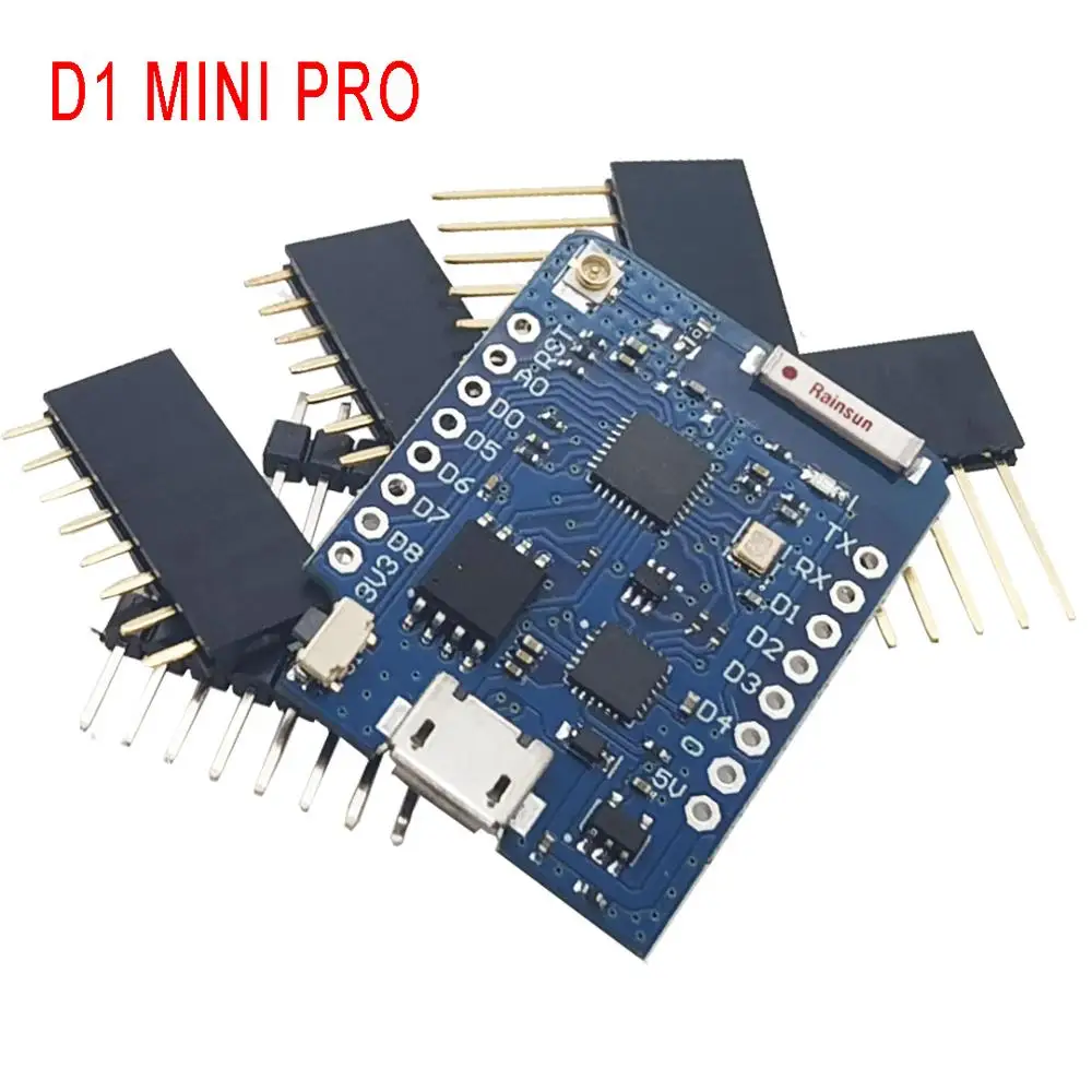 1 шт. D1 Mini Pro /D1 NodeMcu 4 м байты Lua WIFI Интернет вещей макетная плата на основе ESP8266
